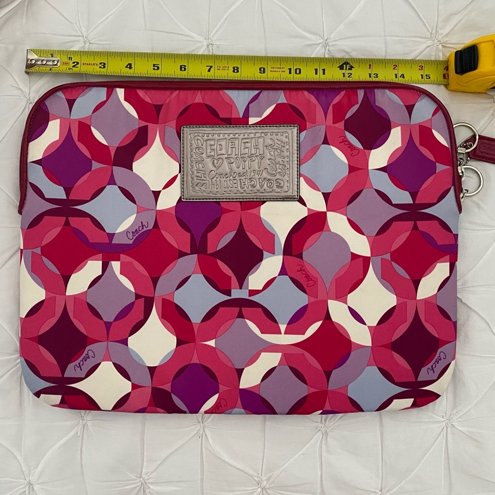 NWOT Coach Poppy laptop case